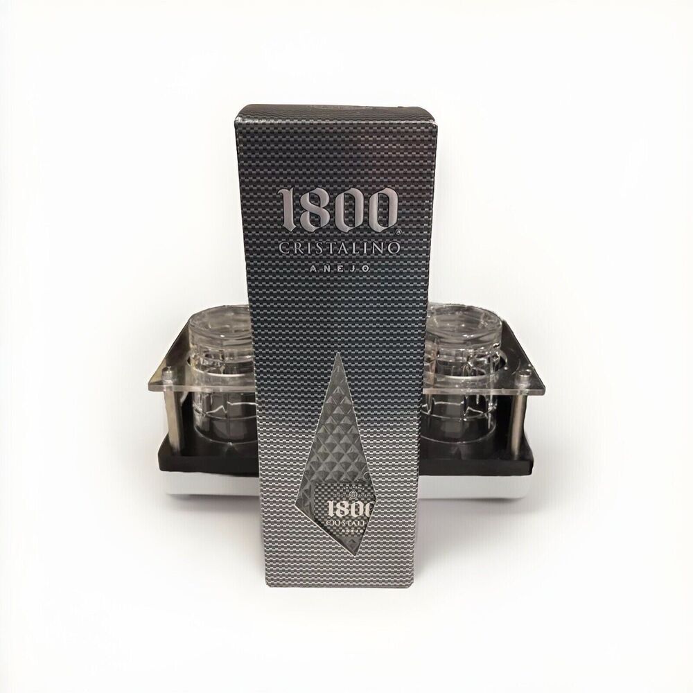 1800 in the box empty Cristalino Anejo empty bottle - Picture 2 of 6